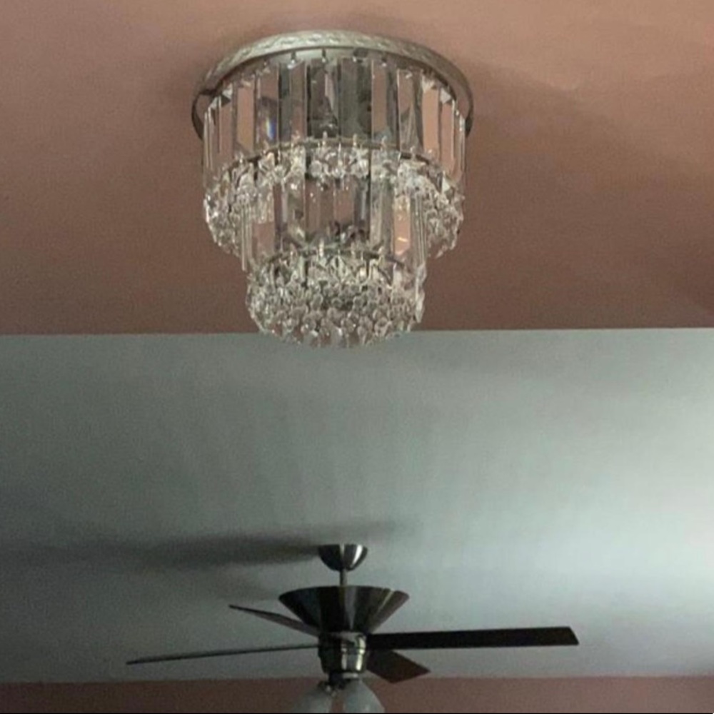 Crystal Raindrop Chandelier Lighting - Picture 7 of 11